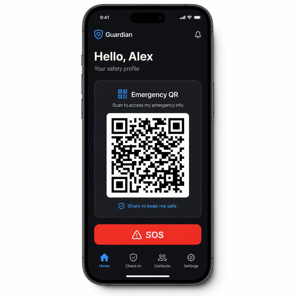 Home & Emergency QR